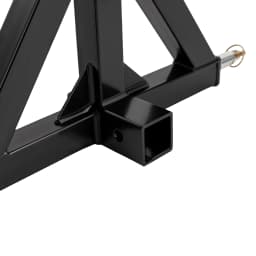 Trailer Towing 3-point Trailer Hitch Tractor Drawbar Hitch Adapter with 2" Receiver