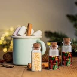 10Pcs 5/7/8/10/12/15/20ml Mini Glass Bottles with Cork Stoppers DIY Decoration Vials for Drift Bottle Lovely Wedding Party Decor