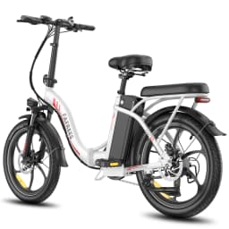 FAFREES F20+ Adult Electric Bike 250W Motor City Ebike 36V20AH Battery E-bike 20 Inch Fat Tire Folding Electric Bicycle 