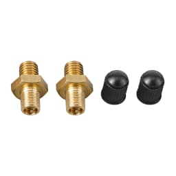 For Cam-Am Honda Artic Cat YXZ Polaris RZR Fox Shock UTV Air/Nitrogen Schrader Valve Stem Fitting Drilling Kit M8*1.25 Brass