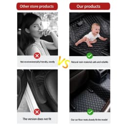 Car Floor Mats For VW Jetta MK6 2011-2016 Auto DropShipping Center Interior Accessories 100% Fit Leather Carpets Rugs Foot Pads