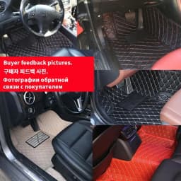 Car Floor Mats For VW Jetta MK6 2011-2016 Auto DropShipping Center Interior Accessories 100% Fit Leather Carpets Rugs Foot Pads