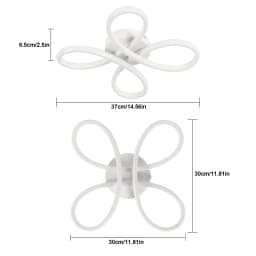 Modern LED Ceiling Light, 30W 3375LM Ceiling Lamp Fixture Lighting for Bedroom,Living Room,Dining Room, Kitchen,30cm