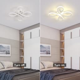 Modern LED Ceiling Light, 30W 3375LM Ceiling Lamp Fixture Lighting for Bedroom,Living Room,Dining Room, Kitchen,30cm