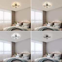 Modern LED Ceiling Light, 30W 3375LM Ceiling Lamp Fixture Lighting for Bedroom,Living Room,Dining Room, Kitchen,30cm