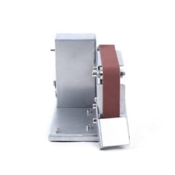Mini Electric Belt Sander Grinder DIY Mini Belt Sander with 10 Abrasive Belts Adjustable Edge Polishing Tool Sharpening Machine