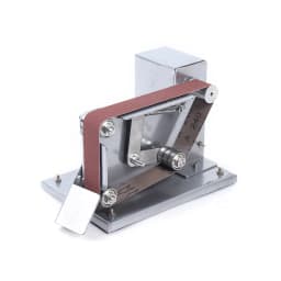 Mini Electric Belt Sander Grinder DIY Mini Belt Sander with 10 Abrasive Belts Adjustable Edge Polishing Tool Sharpening Machine