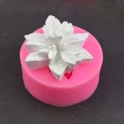 3D Holly Leaf Silicone Mold Cake Baking Christmas Decoration Chocolate Soap Red Fruit Flower Fondant Mould Kitchen Baking Tools
