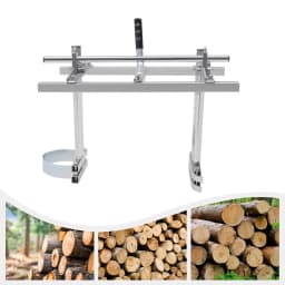 Adjustable Aluminum Chainsaw Mill, Portable Log Saw Guide 1/2-13in Thickness Lumber Maker for Woodworkers Homeowners Use