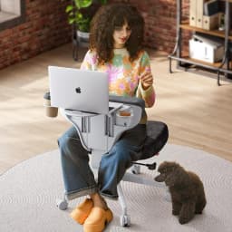 NEWTRAL Freedom-X-FP Multi-Posture Chair without Armrests, 7-Level Lumbar Support, 90°-105° Backrest Tilt, 136kg Max. Load