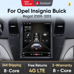 Junsun 9.7 inch Tesla Style Wireless Android Auto Carplay Car Radio For Opel Insignia Buick Regal 2009-2013 GPS DSP Multimedia