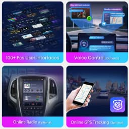 Junsun 9.7 inch Tesla Style Wireless Android Auto Carplay Car Radio For Opel Insignia Buick Regal 2009-2013 GPS DSP Multimedia