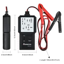 AER Car Relay Tester Electronic Automotive Tester 12V-24V Car Battery Checker Universal LED Indicator Light Alternator Analyzer