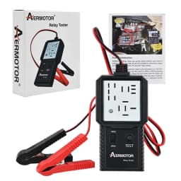 AER Car Relay Tester Electronic Automotive Tester 12V-24V Car Battery Checker Universal LED Indicator Light Alternator Analyzer