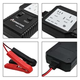 AER Car Relay Tester Electronic Automotive Tester 12V-24V Car Battery Checker Universal LED Indicator Light Alternator Analyzer