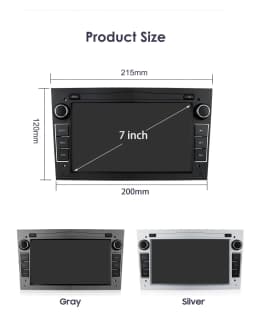 Hizpo 2Din 7inch Android Auto Car Radio for Opel Astra H G J Zafira B Corsa C Antara Vectra Vivaro GPS RDS DSP 4G BT CarPlay