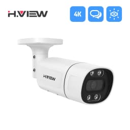 H.view 5MP 8MP 4K IP Camera PoE AI Face Detection CCTV Security Cameras H.265 Outdoor Audio Video Surveillance Onvif XMEye Pro