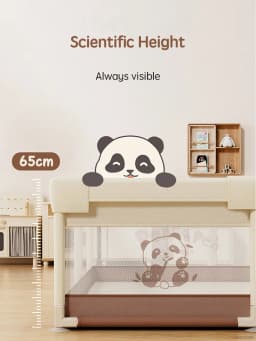 PANGDUBE Cute Baby Playpens 4 Optional Size Playpen for Baby Activity Gym Kids Play Fence Playground Baby Games Park