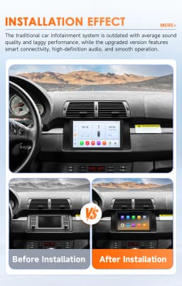 Hizpo 2 Din Android Auto Radio For BMW 5 E39 1995 - 2003 E53 X5 M5 Carplay 4G Car Multimedia GPS 2 Din Smart Car Systems AI Voice