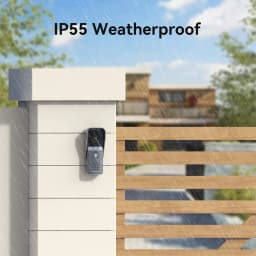 TMEZON V-20 Video Doorphone 4-Wire,Intercom with Doorbell, Doorphone with Camera,7" Color Display, 120° Wide View Camera