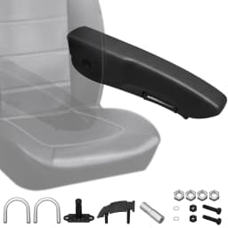 HWHONGRV Seat Armrest Adjustable Wear-Resistant Armrest Accessories, Suitable for Car Truck RV Pickup Seat Armrests