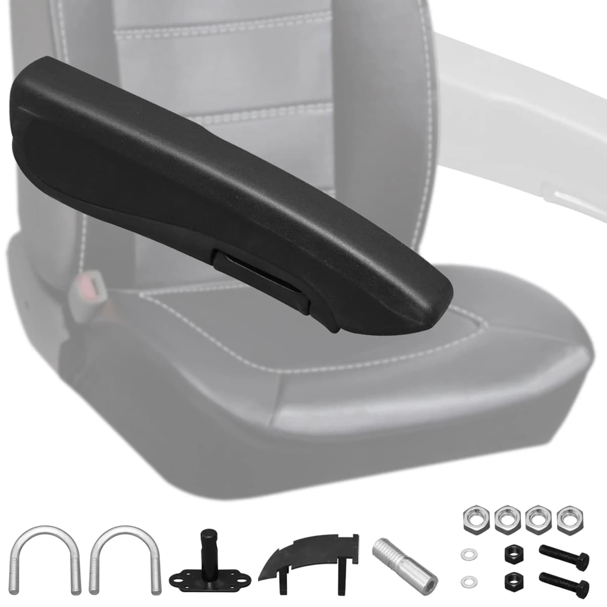 HWHONGRV Seat Armrest Adjustable Wear-Resistant Armrest Accessories, Suitable for Car Truck RV Pickup Seat Armrests