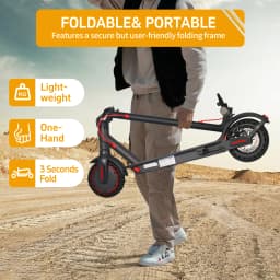 JUICEASE TUYA Electric Scooter 16KM Range Electric Kick Scooter 36V7.5AH Battery Quick Riding APP Smart Folding Adults Scooter