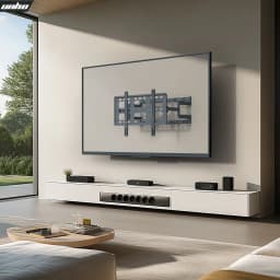 Full Motion Articulating TV Mount Wall Bracket for 40-85 Inches Swivel Left and Right