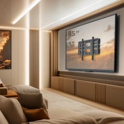 Full Motion Articulating TV Mount Wall Bracket for 40-85 Inches Swivel Left and Right