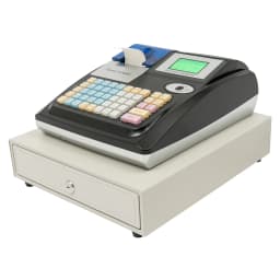 48 Keys Electronic Cash Register Double Screen Display Cash Register POS printer Thermal Printer Support RS232/USB