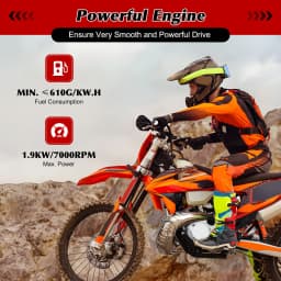 49CC 2-Stroke Engine Single Cylinder Mini Engine Air Forced Cooling Racing Engine W|Fuel Tank for Pocket Bike Mini Dirt Bike