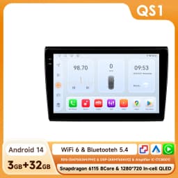 Hizpo 9inch 2Din Android Car Radio for Fiat Bravo 2007 - 2012 Snapdragon 6115 GPS RDS DSP 4G BT SWC Auto CarPlay 360°CAM
