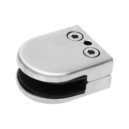 Glass Clamps with Rubber Gasket, 20 Packs, Stainless Steel, 8-10mm Glass Clip Holder for Staircase Railing