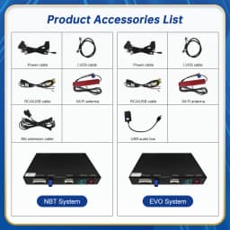 Road Top Wireless Android Auto For BMW Car F10 F11 F07 GT F01 F02 F03 F04 F25 F26 NBT EVO Carplay Interface Mirror Link Air Play