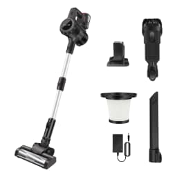 Upgrade cordless Vacuum Cleaner, Wall Hanging Stick Vacuum Cleaner with Tangle-Free Brush, 3000mAh Battery