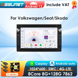 7Inch Android Car Radio for VW Golf 4 Passat POLO Transport T5 Multivan Seat Jetta 4G-LET Car Multimedia GPS autoradio Carplay