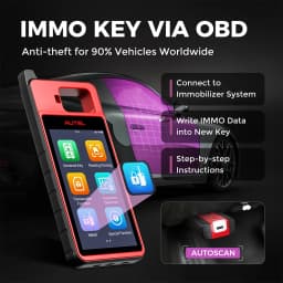 Autel MaxiIM KM100E Key Fob Programming Tool Lifetime Update IMMO Key programmer Built-in APB112 2PCS IKEYs Same as KM100