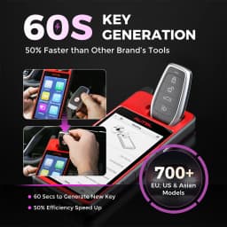 Autel MaxiIM KM100E Key Fob Programming Tool Lifetime Update IMMO Key programmer Built-in APB112 2PCS IKEYs Same as KM100