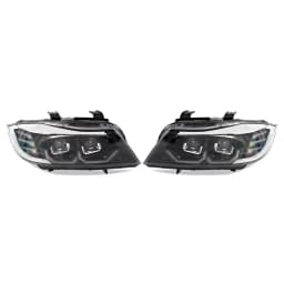 Fit For BMW 3 Series E90 E91 2008-2012 LED Front Projector Headlight Lamp Assembly Driving Lights Refit Auto Parts