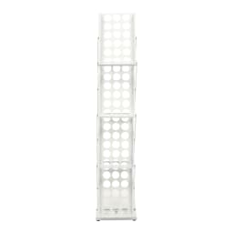 Literature Display Stand Foldable Magazine Rack Catalogue Rack with 4 Pockets for Exhibition and Trade Show