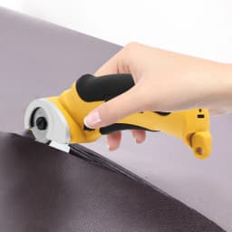 2000mAh Cordless Electric Cutter & Craft Knife 240RPM 6mm Tungsten Blade, 4.2V Rechargeable for Leather, Carpet & Paper Cutting
