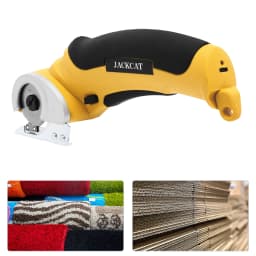 2000mAh Cordless Electric Cutter & Craft Knife 240RPM 6mm Tungsten Blade, 4.2V Rechargeable for Leather, Carpet & Paper Cutting