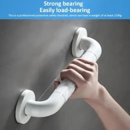 Non-Slip Stainless Steel Grab Bar, 35cm, Bathroom & Toilet Safety Handrail for Elderly, Kids, and Pregnant Women
