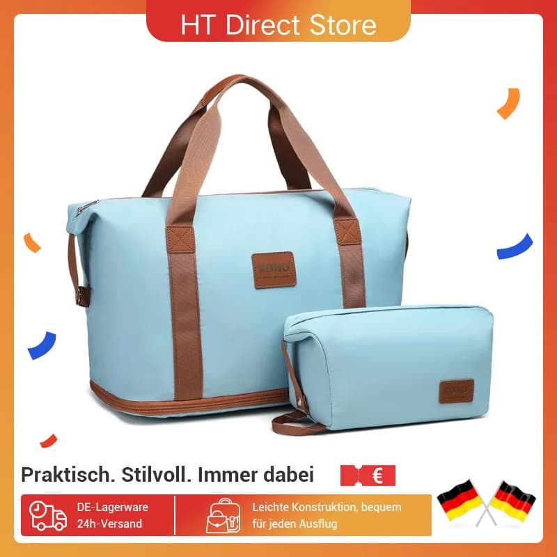 Kono 36L cosmetic bag bag waterproof separated sport bag hand luggage & shopping bag for WOMEN'S & Men