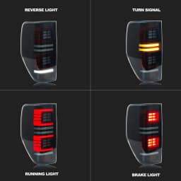 LED Tail Lights for Ford Ranger 2012-2021 T6 T7 RAPTOR Start-up Animation Sequential Turn Signal Rear Lamps Assembly