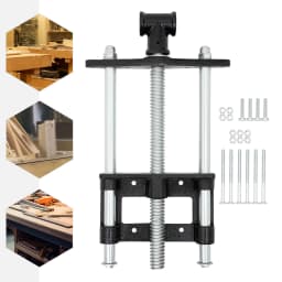 9-Inch Guide Bar Woodworking Wood Vise Front Pliers Vise Clip Drill Press DIY Assistant for Carving and Metalworking