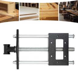 9-Inch Guide Bar Woodworking Wood Vise Front Pliers Vise Clip Drill Press DIY Assistant for Carving and Metalworking
