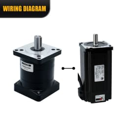 High Accuracy Planetary Reducer PX86 Suit For Nema34 86 Flange Stepper Motor Input Hole 14mm 10Arcmin Max 30Nm For CNC