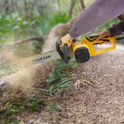 16-inch Aluminum Electric Chainsaw 2000W 800r/min 15.75inch Wood Cutting Adjust Chain Tension Cutting Tools