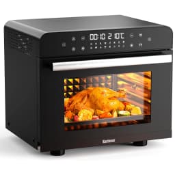 Karinear 36L Air Fryer Oven, 1800W Stainless Steel Airfryer Oven 10 in 1 Countertop,Double-layered Glass Door,Full Accessory Set